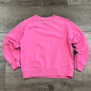 Hanna Andersson Pink Crewneck Sweatshirt - Kids Size 8